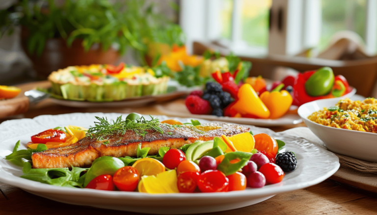 Quel est le meilleur menu et liste de course pour la semaine 16 assiette coloree de plats varies