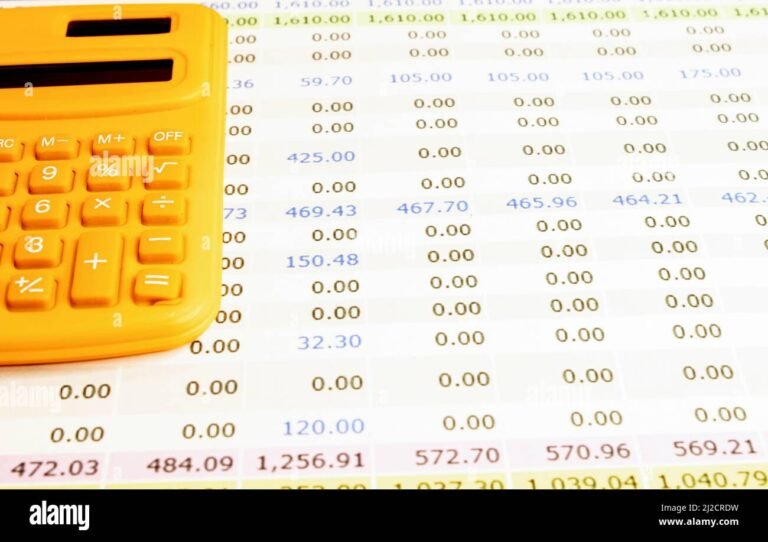 calculatrice et feuilles de calcul