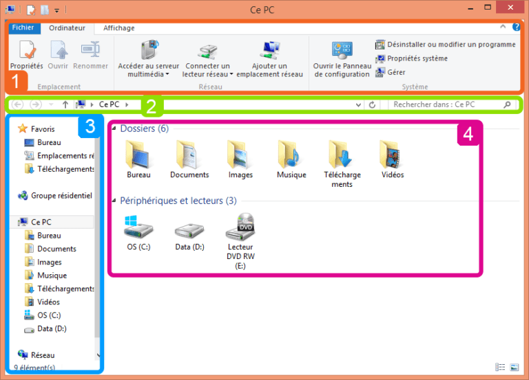 capture decran de lexplorateur windows