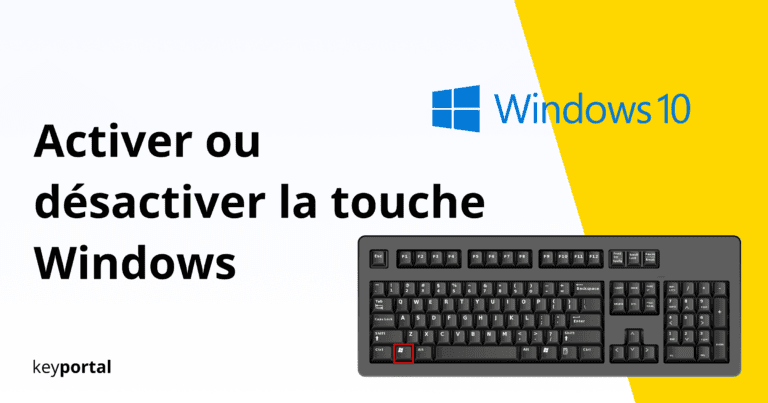 clavier avec touche windows desactivee