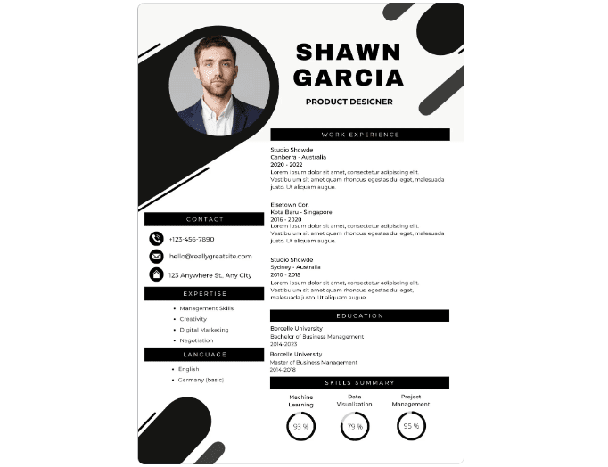 Comment créer un CV noir et blanc qui attire l’attention