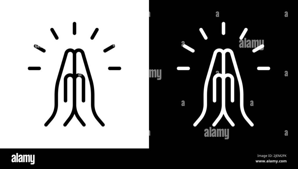 des mains unies en signe de gratitude