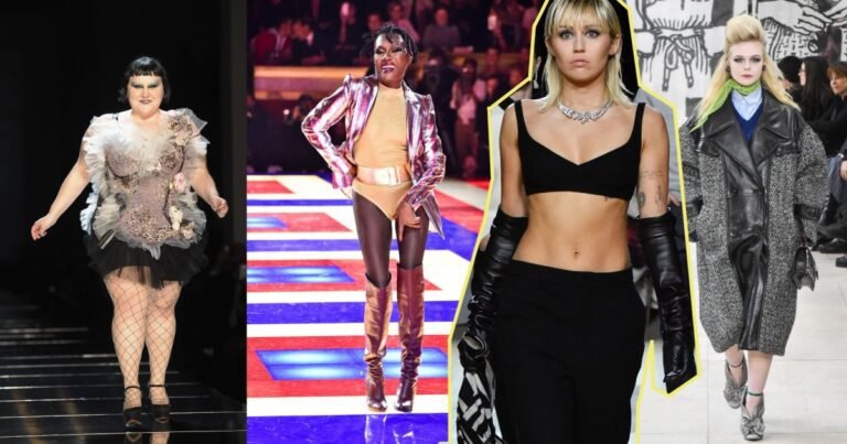 des mannequins defilant lors de la fashion week