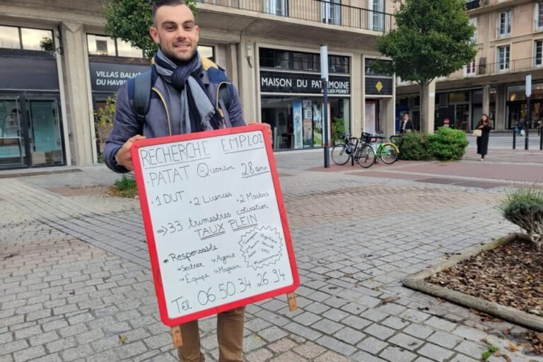 etudiant recherchant un emploi au havre