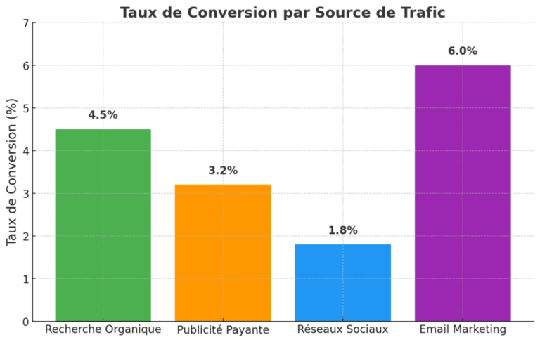 graphique illustrant la conversion de taux
