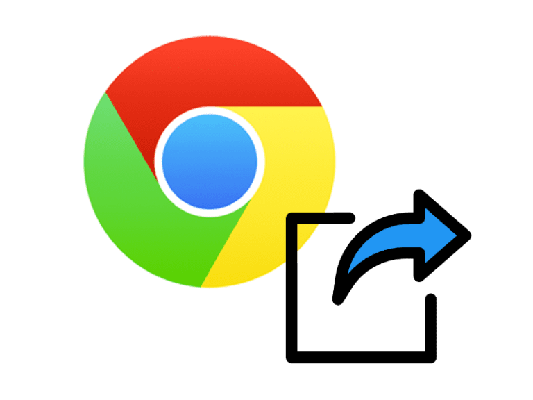 icone de google chrome avec un raccourci