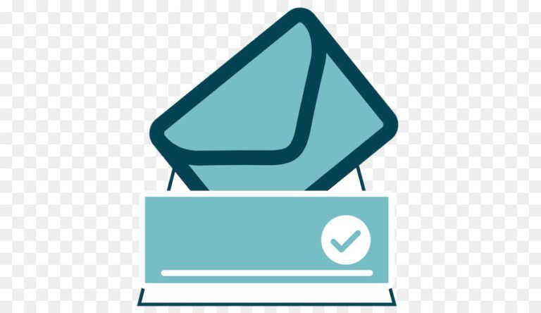 icone demail avec symbole daccuse de reception