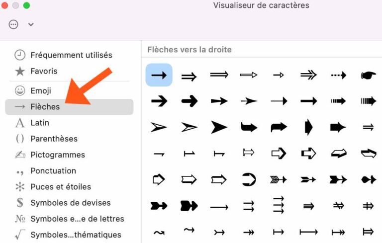 icone dun clavier mac avec fleches