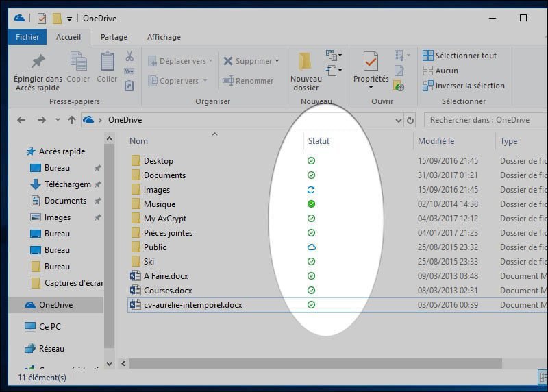 Comment configurer OneDrive pour conserver des fichiers sur cet appareil
