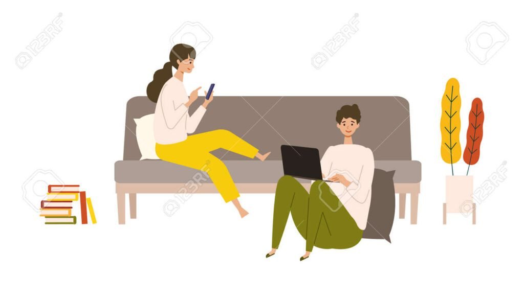 Microsoft : Comment vérifier si quelqu'un d'autre a accès à votre compte 1 illustration dune personne verifiant son compte en ligne