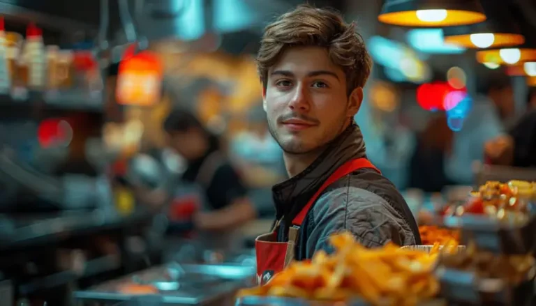 jeune etudiant en job saisonnier