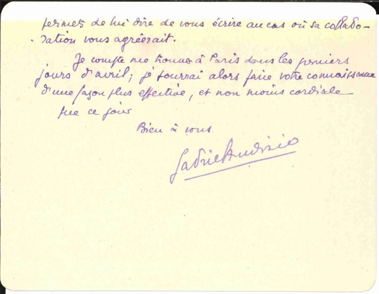 main serree en signe de cordialite