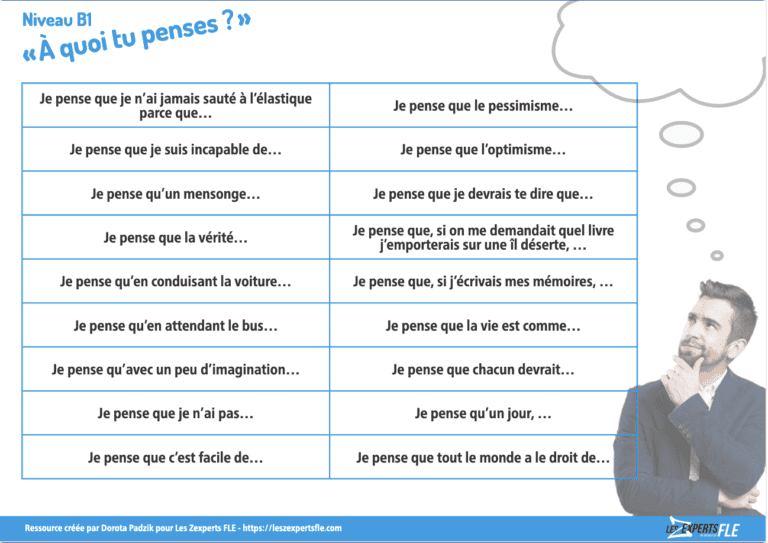 personne discutant des expressions en francais