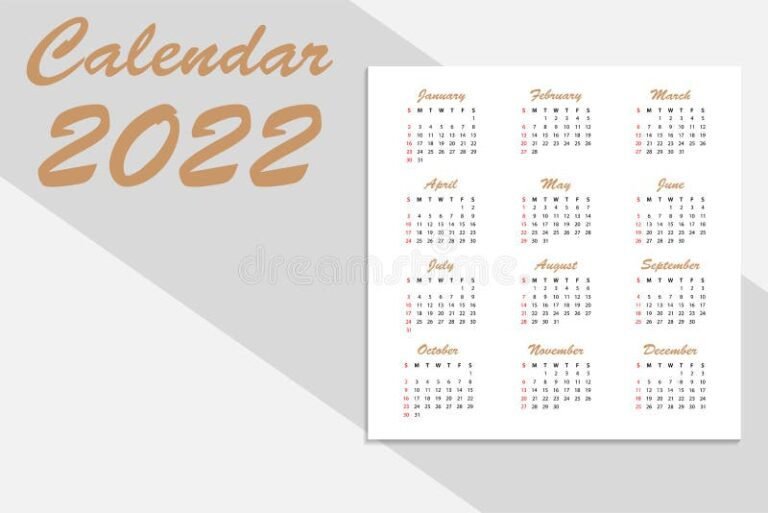 un calendrier avec le dimanche en evidence