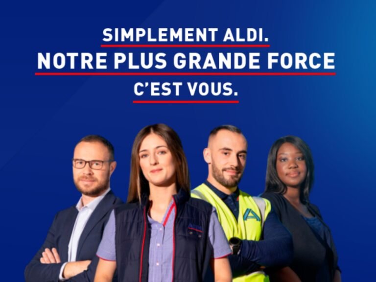 un candidat en entretien chez aldi