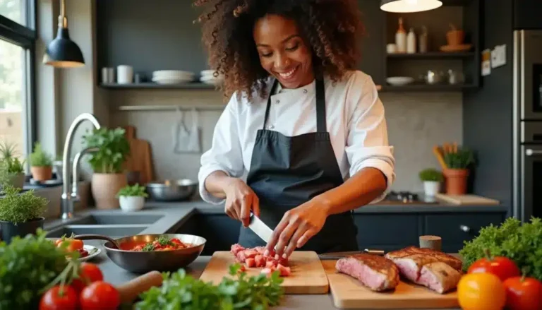 Comment devenir traiteur à domicile : étapes et conseils essentiels 19 un chef cuisinant dans une cuisine maison