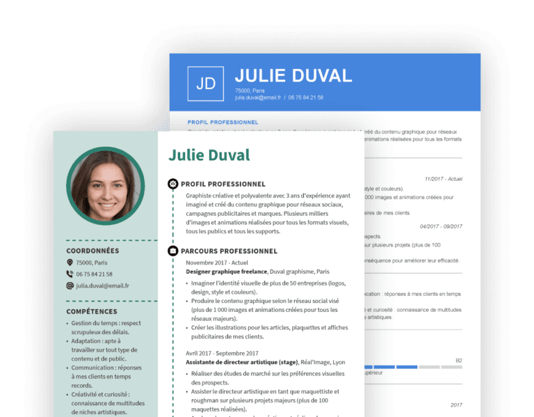 un eleve redigeant un cv