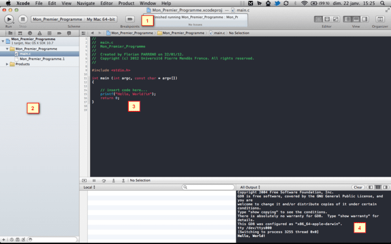 un programmeur ecrivant du code c