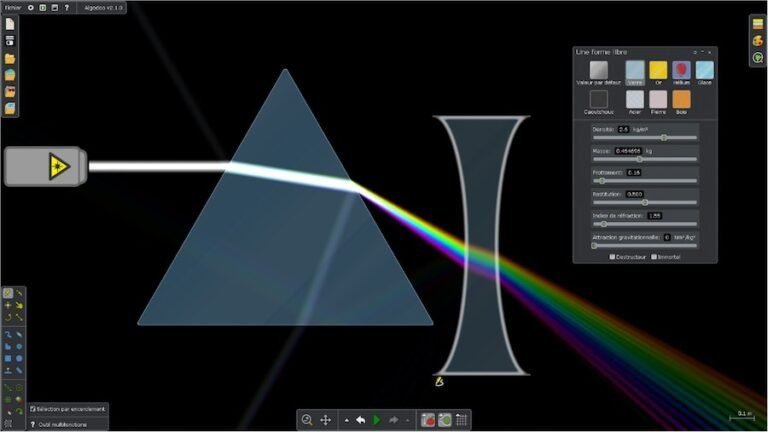 un simulateur numerique avec graphiques interactifs