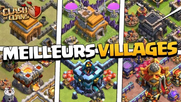 un village bien construit dans clash of clans