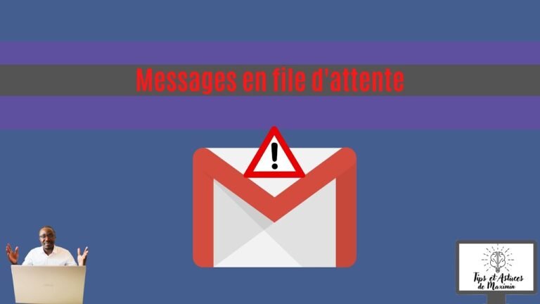 une boite mail avec des messages en attente