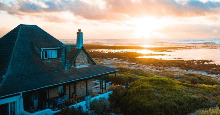 une maison de vacances au bord de la mer