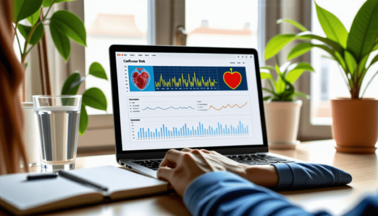 une personne utilisant une calculatrice en ligne